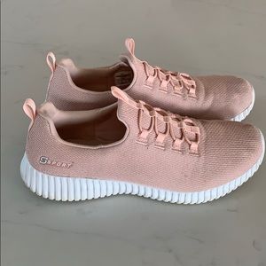 Blush Pink Slip-On Sneakers